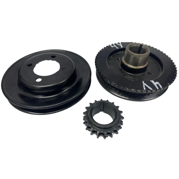 Damper cigueñal + polea correa a/c + piñon ciueñal para great wall wingle5 2.2 491qe - Damper Cigueñal + Polea Correa A/c + Piñon Ciueñal | ClickRepuestos